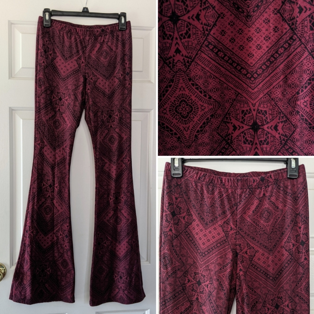 NO Boundaries Bell Bottom Flare Stretch Pants